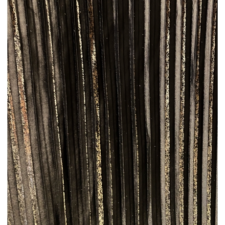 Szyfon plisowany BLACK&SILVER